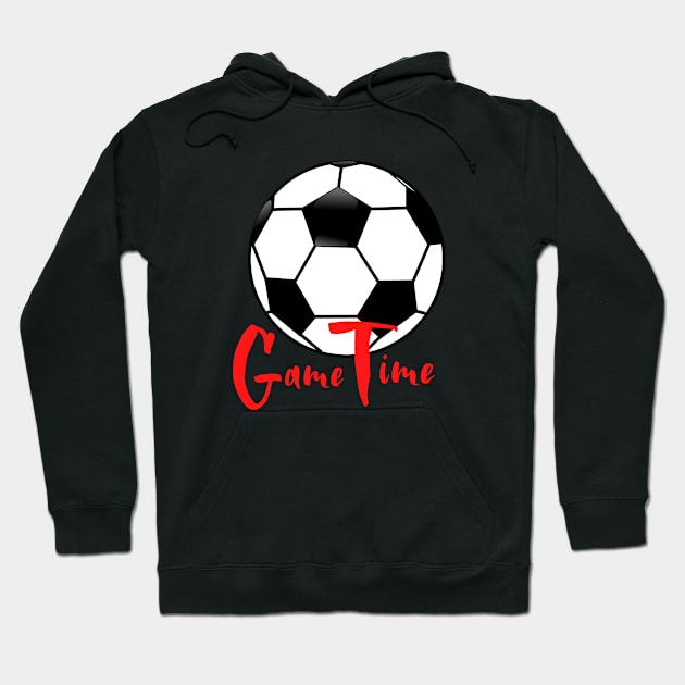 Time Game - Football Hoodie by Art-Julia